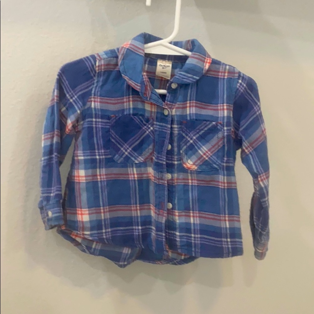 Long sleeve plaid shirt